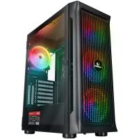 RAMPAGE PROLIX 850W 80+ 4*12cm ARGB Fan+Kontrolcü Manyetik Temperli Camlı Mid-T Gaming Oyuncu Kasası